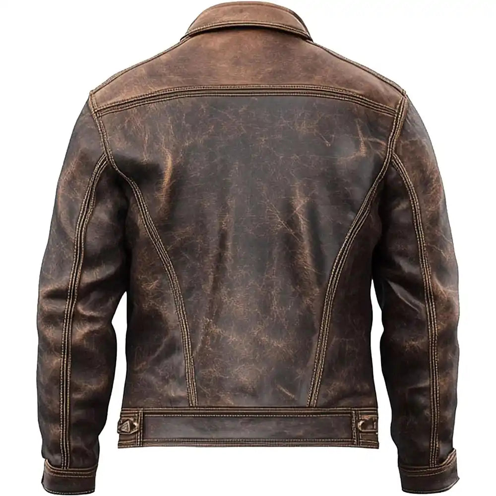 MensGenuineDistressedLeatherMotorcycleJacketTrucker-AmericanStyleVintageWesternTruckerJacketMen_14